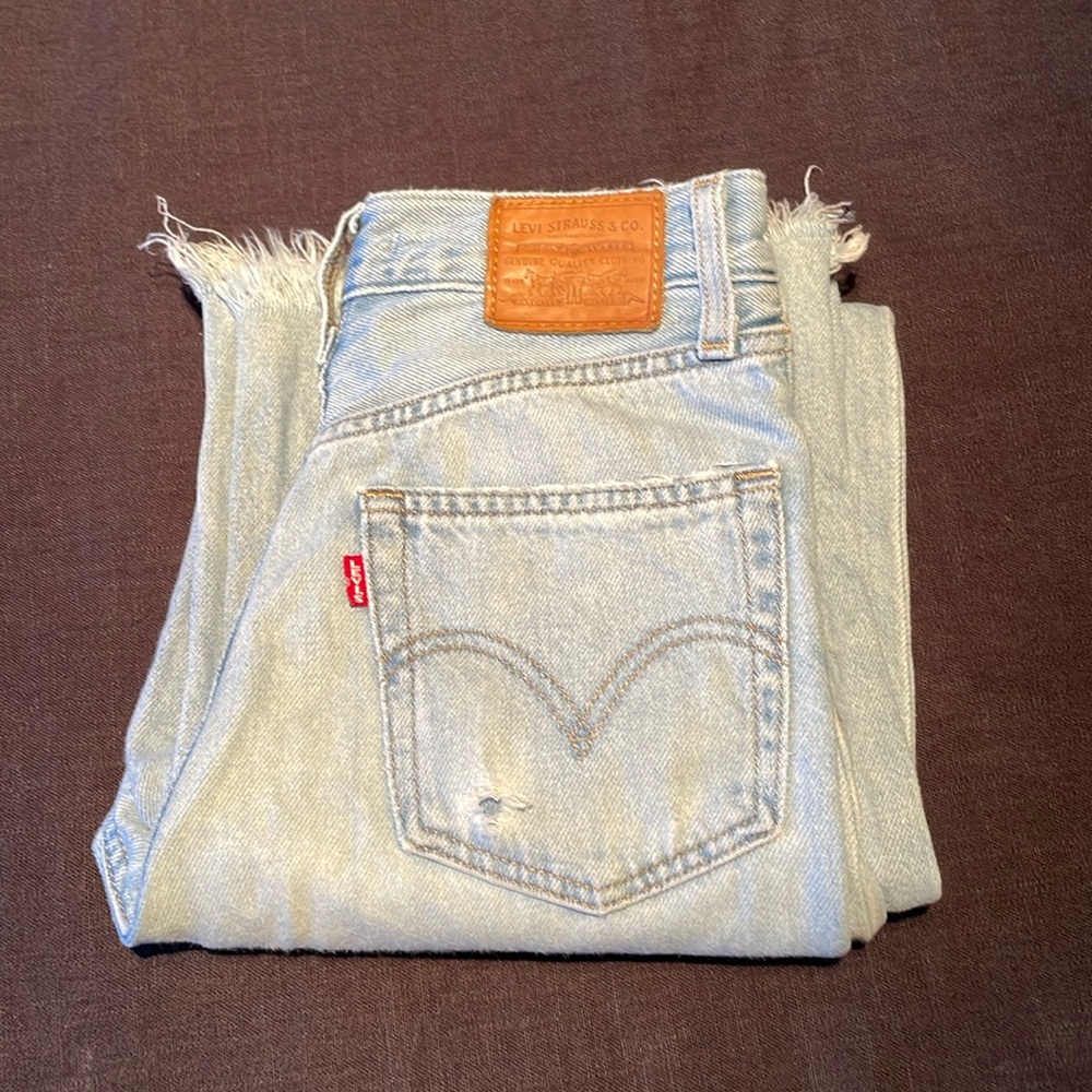 Levi’s high loose women’s jeans | size 24 wide leg ribcage pants